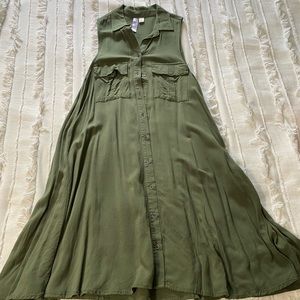 Army Green Dress
